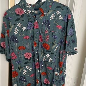 Good threads Floral Green Men's Shirt